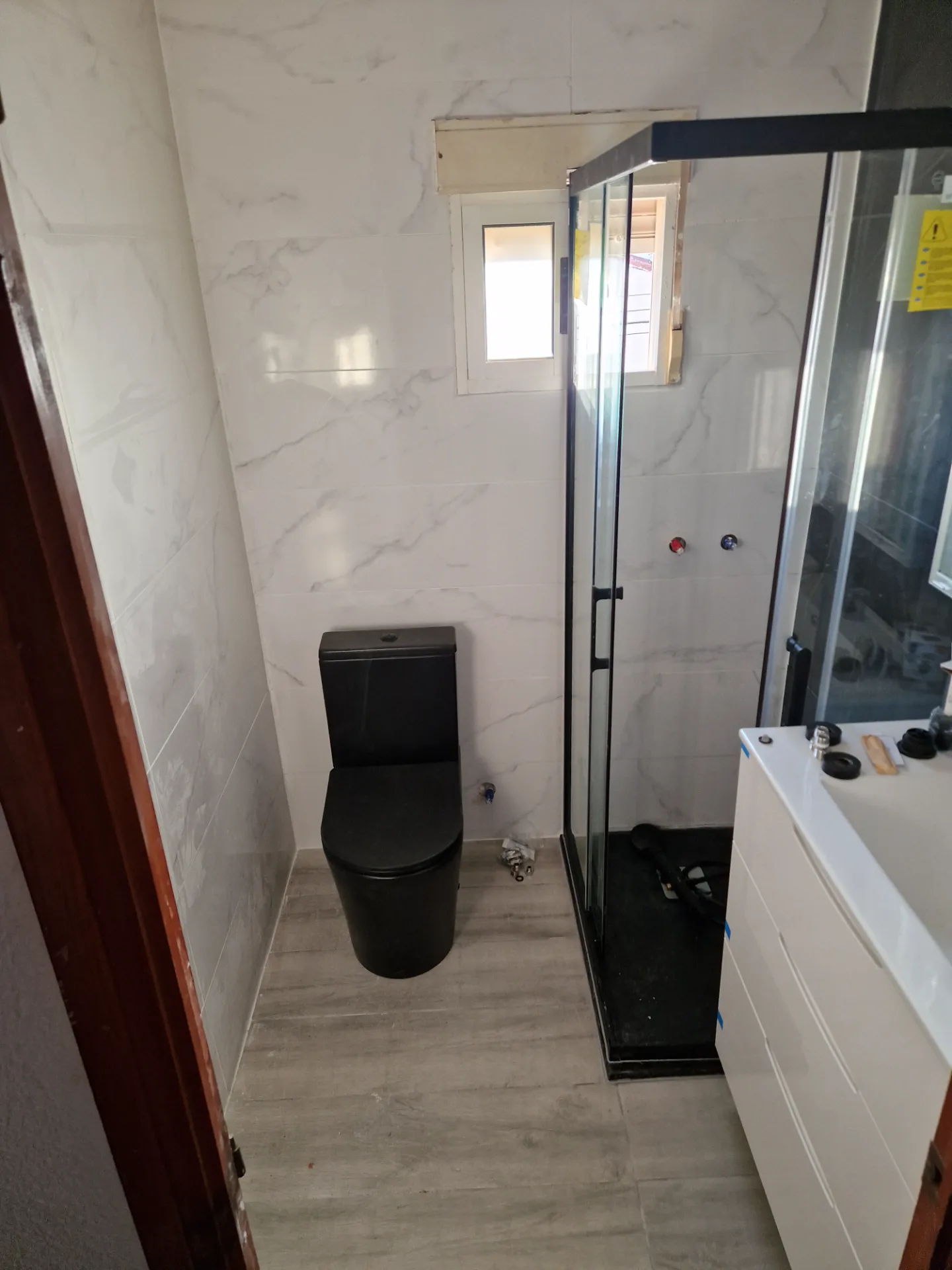 After: Bathroom renovation — completely rebuilt — carried out by Handwerker Costa Blanca
