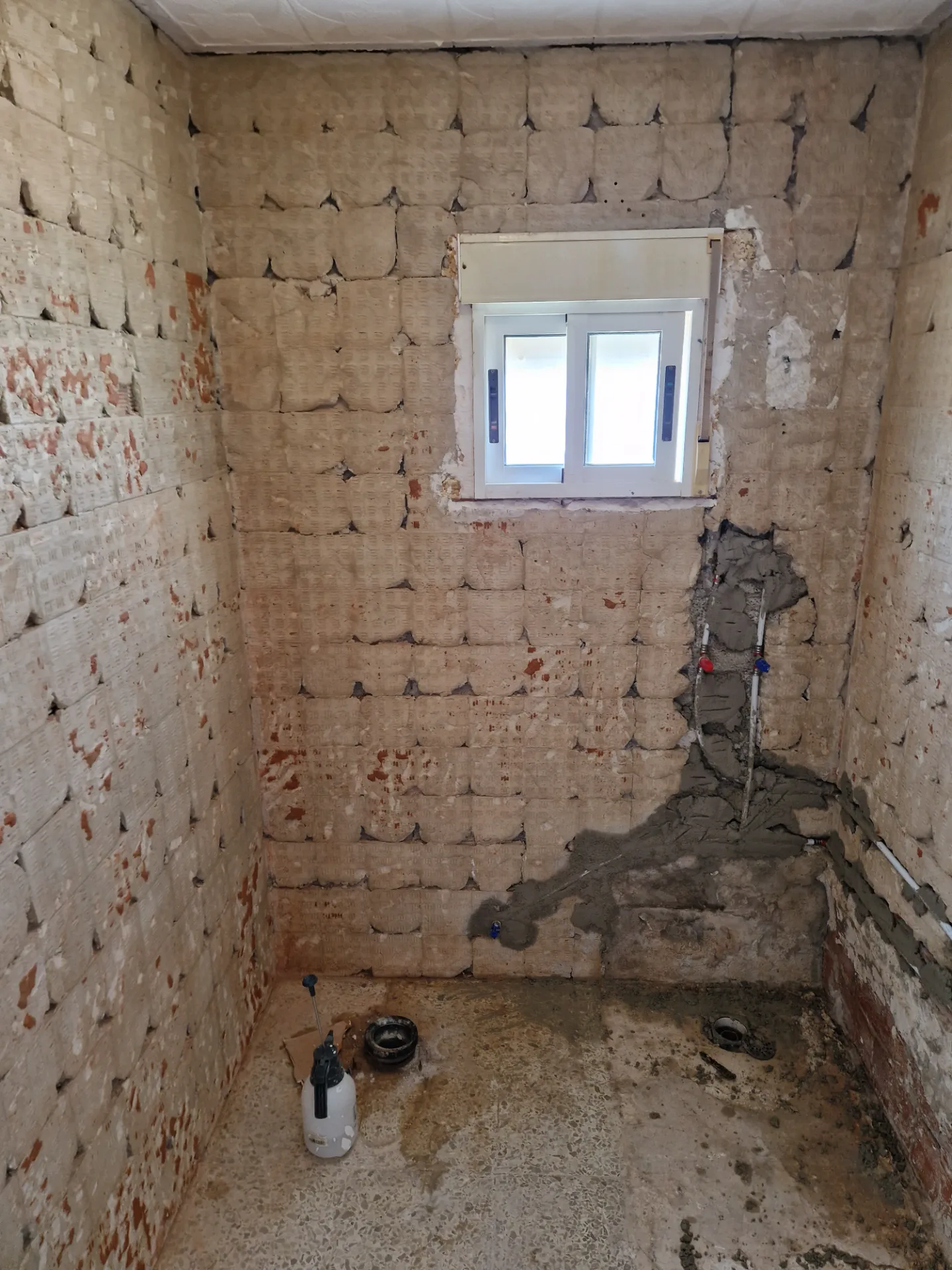Before: Bathroom renovation — completely rebuilt